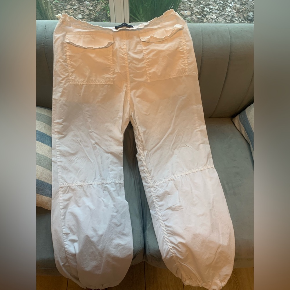 White Cargo Pants